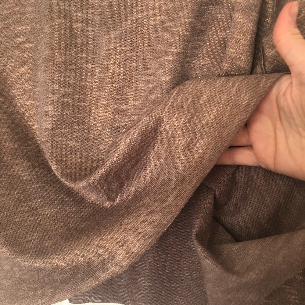 Chocolate Metallic Pullover